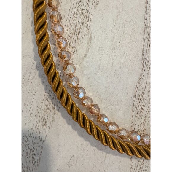 2 Heidi Daus Elegant Essentials Pin Enhancer Cord Necklaces Fall Colors - Picture 2 of 4